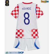 Maglie da calcio Croazia Mateo Kovacic #8 Prima Maglia Bambino Mondiali 2026  Manica Corta + Pantaloni corti)
